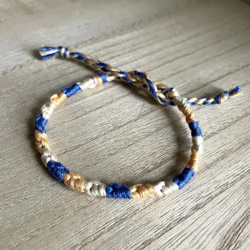 Nahla Bracelet anklet trendy comfortable tie embroidery thread woven‎ gift